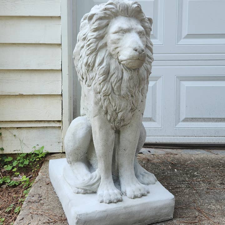 Selcouth Home - Venta al por mayor Escultura - Estatua de león de Concrete Estate5