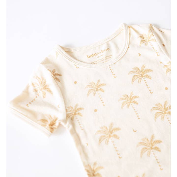 Bam Loves Boo - Wholesale Bodysuit (Non-Footed) - Baby - Oasis Moon Short Sleeved Onesie1