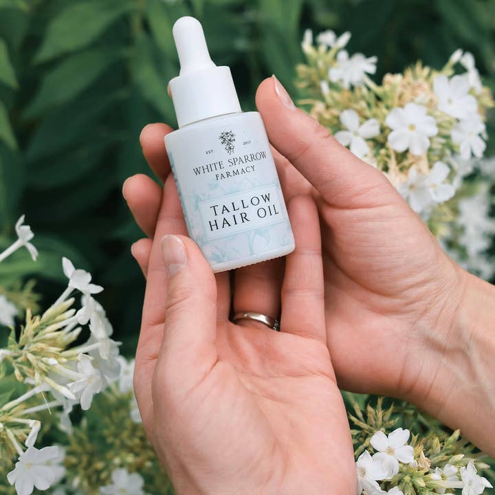 White Sparrow Farmacy - Wholesale Hair Oil - Tallow Hair Oil
