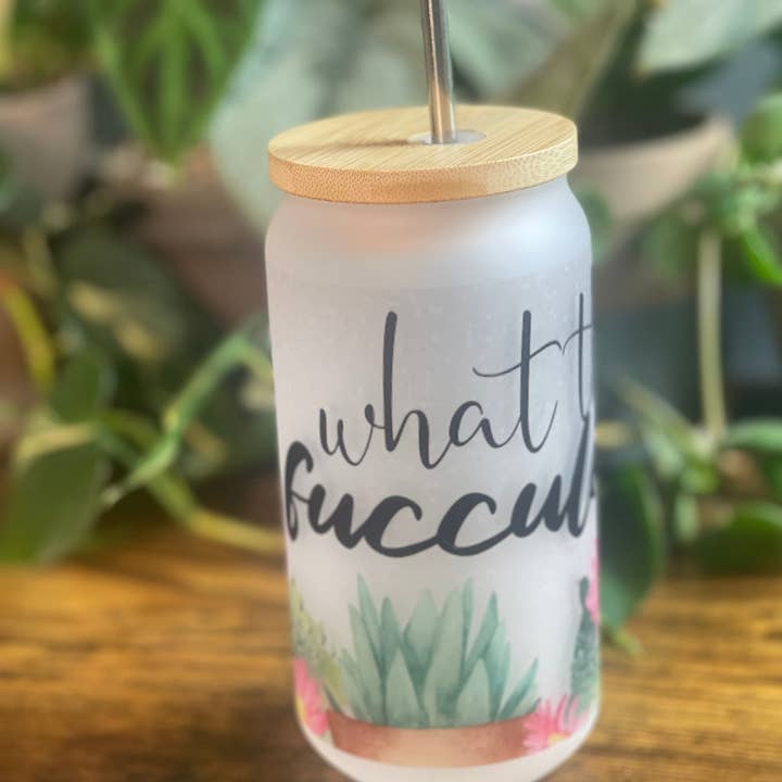 Wat is de Fucculant Glass Tumbler voor wholesale door The Potted Oasis