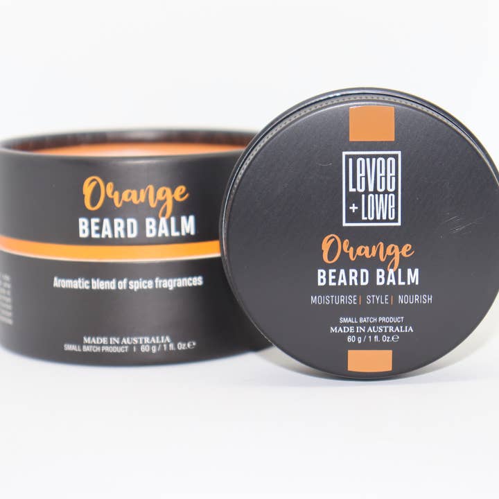 Beard Balm | Orange 60g for wholesale by Levee and Lowe
