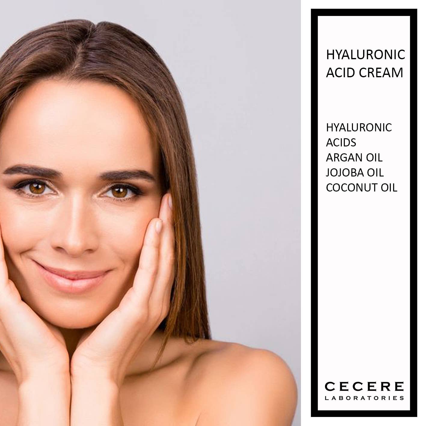 Cecere Monaco (Cecere Laboratories - Cecere Group)) - Wholesale Anti-aging moisturizer - Hyaluronzuurcrème met arganolie Jojoba-olie Kokosolie8