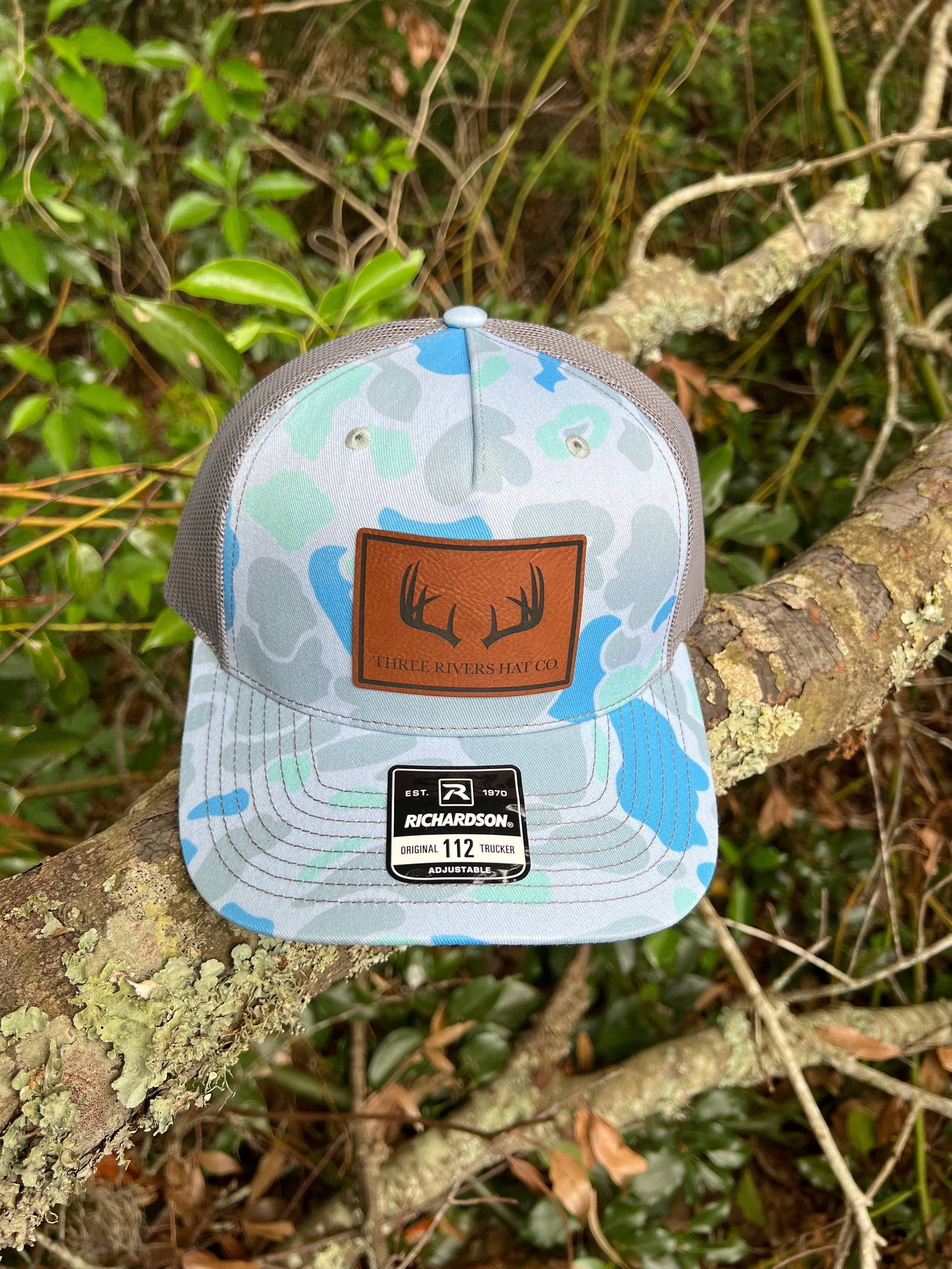 Three Rivers Hat Co. – wholesale Trucker hat – Unisex – Deer Horns - Trucker Snapback - Richardson 1123