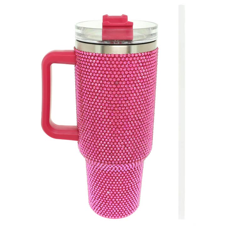 SP Sophia Collection - Wholesale Insulated Mug/Tumbler - 40 oz (1200ML) Stainless Steel Rhinestone Tumbler 9