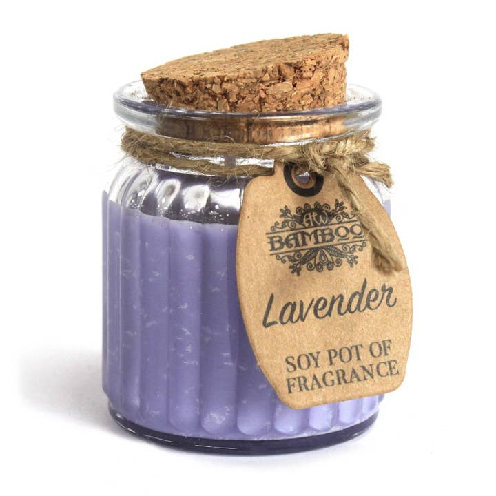 AWGifts Europe - Wholesale Jar/Filled Candle - Lavender Soy Pot of Fragrance Jar Candle