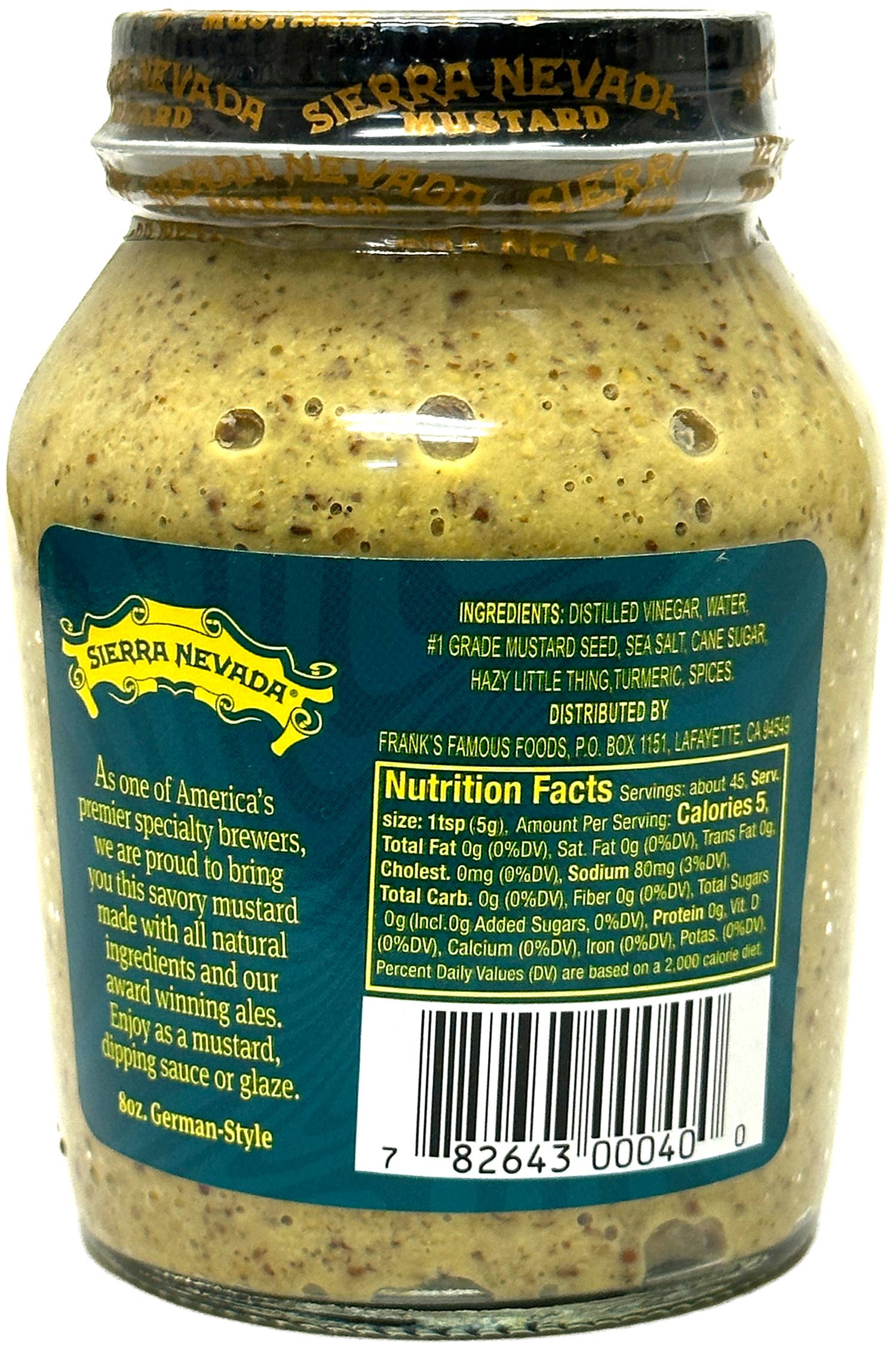 Golden West Specialty Foods - Wholesale Mustard - Sierra Nevada Hazy Little Thing & German Style Mustard- 8 oz1