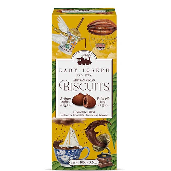 Made in Spain - Wholesale Cookie - Vegan cookies filled with chocolate.