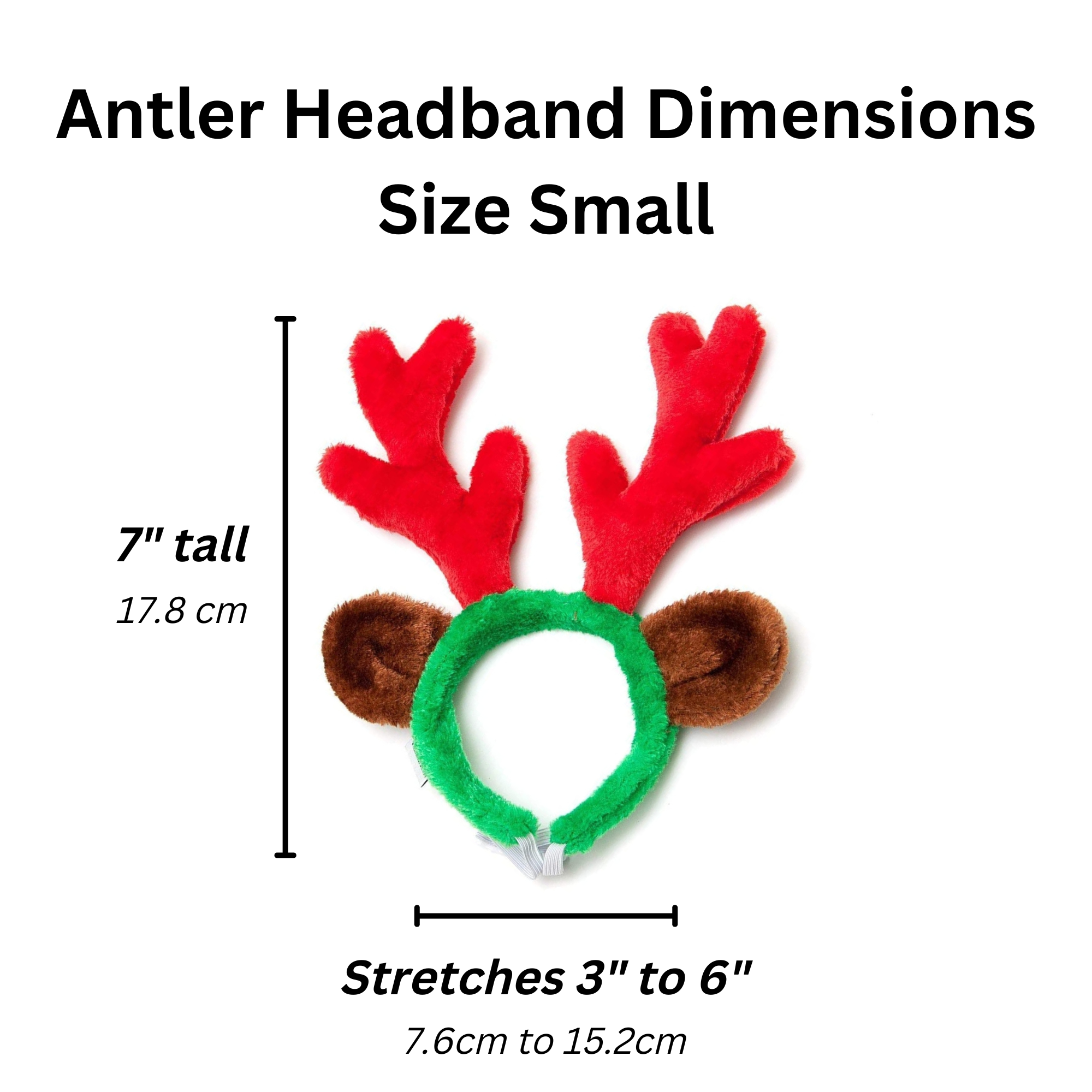 Midlee Designs - Wholesale Pet Costume - Dog - Midlee Christmas Reindeer Small Dog Antlers10