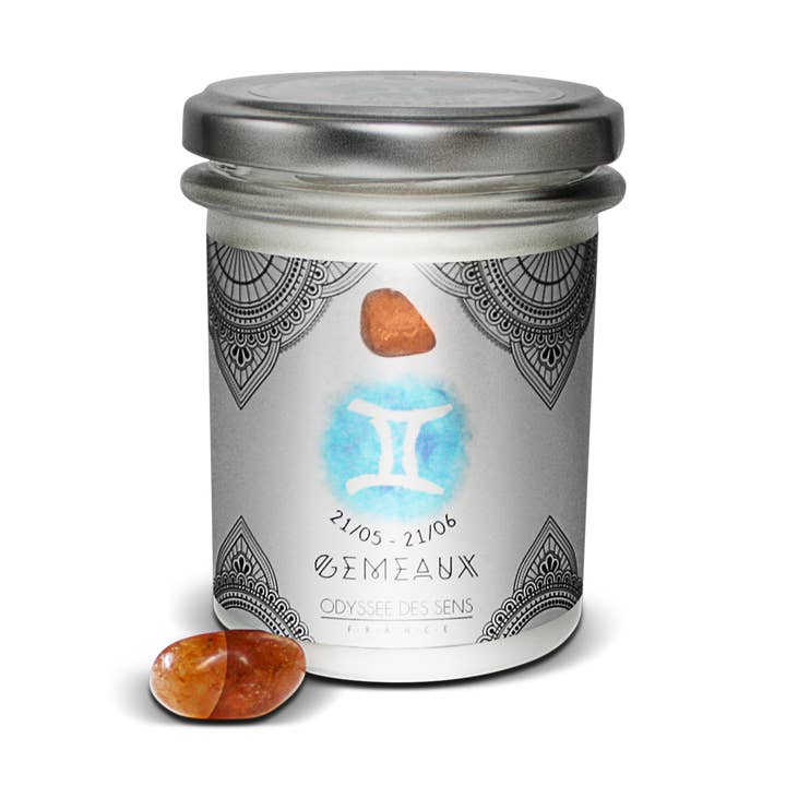 Gemelli - candela 150g per la vendita all'ingrosso da parte di ODYSSÉE DES SENS