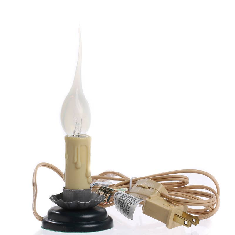 Factory Direct Craft - Wholesale Accent/Desk Lamp - Primitive Electric Welcome Candle Lamp 2