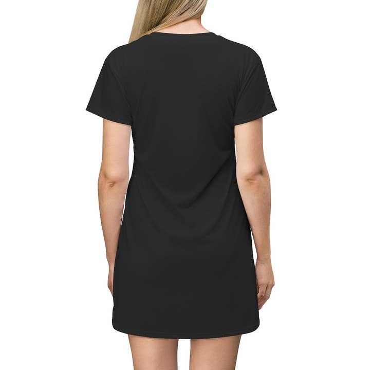 Marick Booster – wholesale Klänning - Dam – Brun och Orange Fisk Överallt Tryck T-shirt Klänning