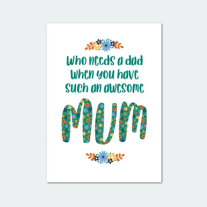 Biglietto per la festa della mamma - Wish we could be together per la vendita all'ingrosso da parte di Duckduckle Design