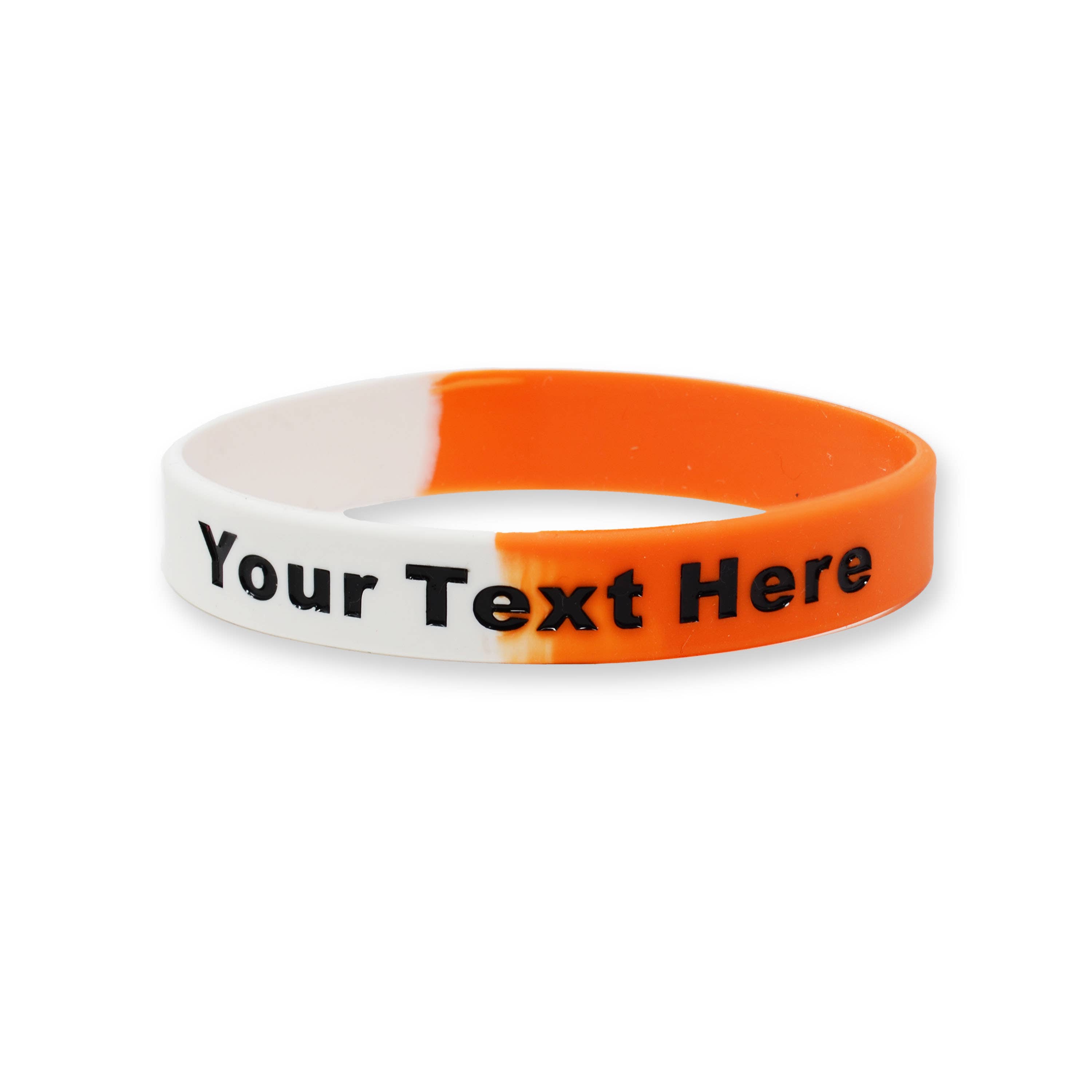 RapidWristbands – Engroshandel Armbånd - Unisex – 100 Pack - Split - Custom Ink Injected Silicone Armbånd29