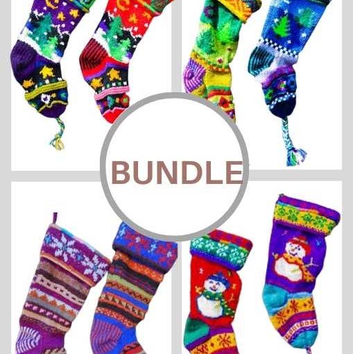 Ganesh Himal Trading - Wholesale Holiday Stocking - Knit Christmas Stocking Assortment0