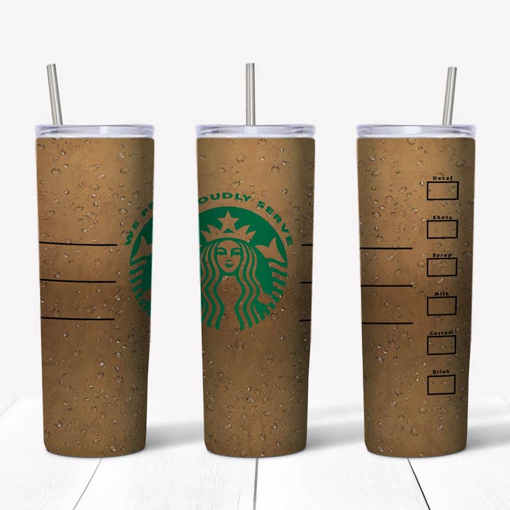 Starbucks 20oz rak överföring för wholesale av Rustic Pineapple