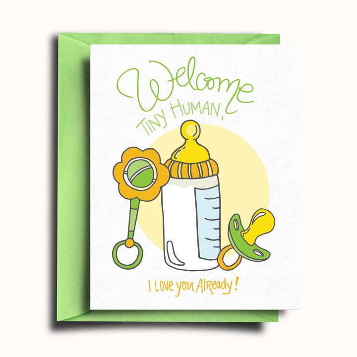 Cartão de bebê humano minúsculo por atacado de SOMETHING OF A DANDY