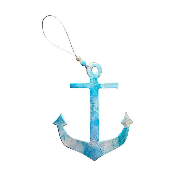 Anker Ornament - Kustvakantie Ornament voor wholesale door Seatree Studio