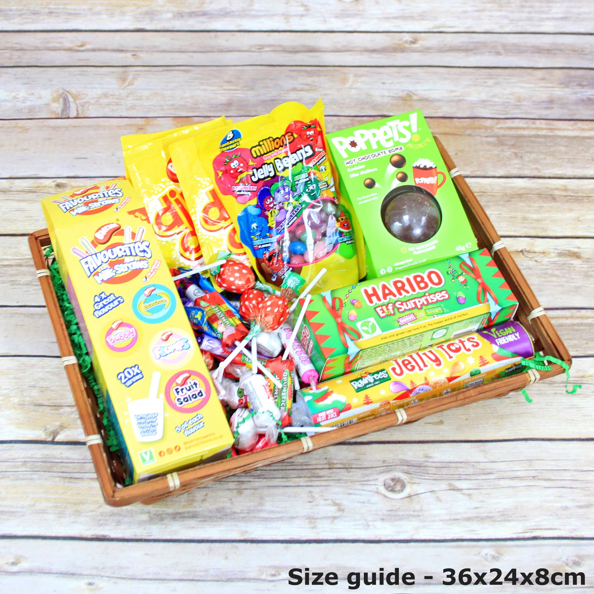 Candi Gifts – wholesale Basket – 10 x Rectangular Brown Bamboo Baskets, gift hampers 6