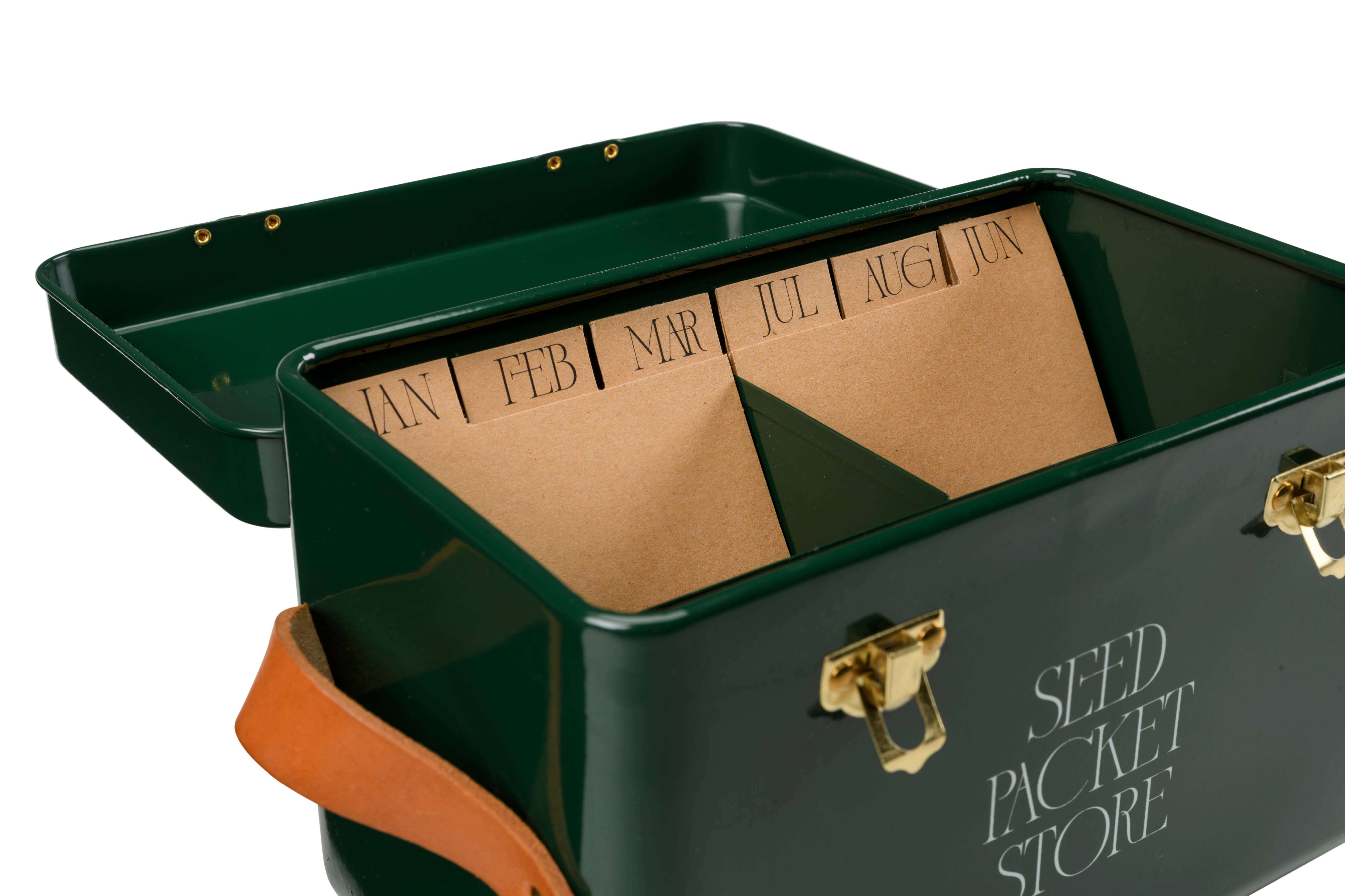 Burgon and Ball – wholesale Plant seeds – NEW Seed Packet Tin - Heritage Green6