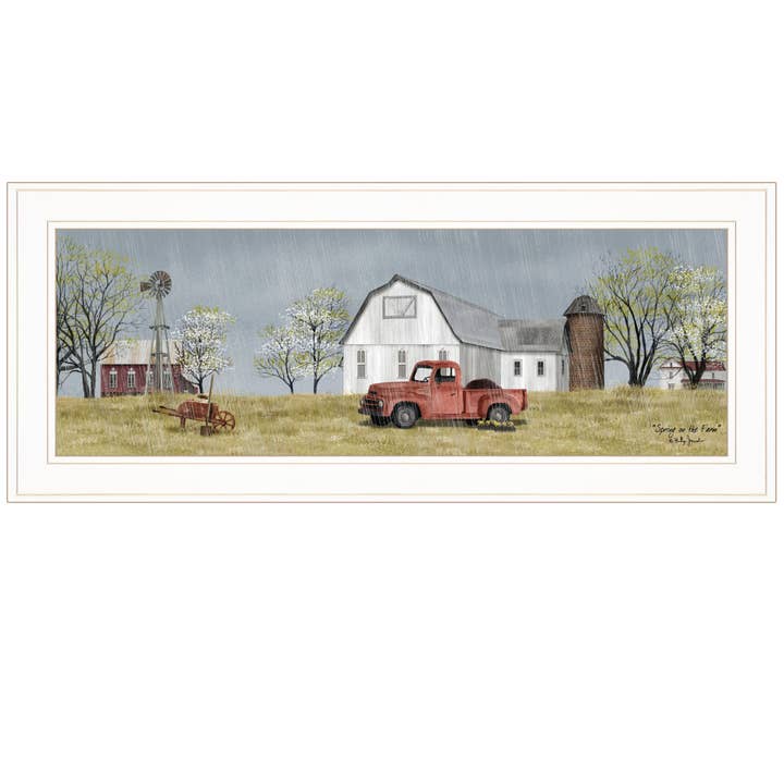Spring On The Farm Art Print by Billy Jacobs for wholesale by Trendy Decor 4U