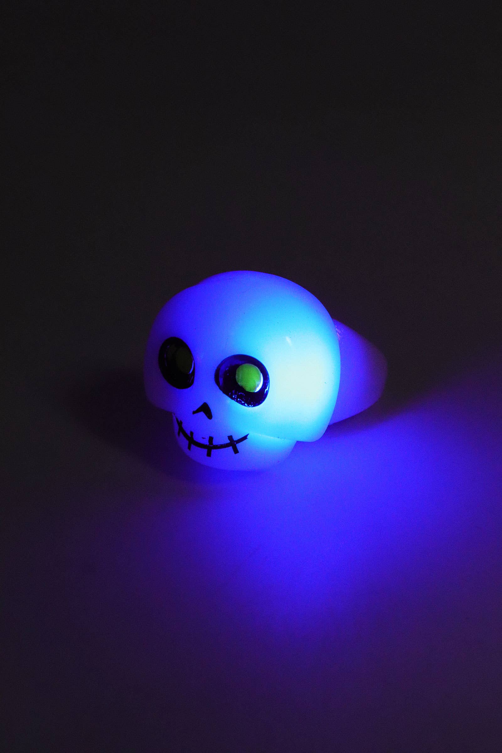 ASSORTED Halloween Jelly Charm Led Light-up Ring - 24 Pcs for wholesale on Faire17