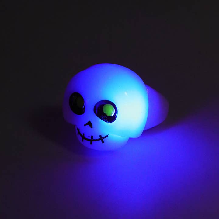 ASSORTED Halloween Jelly Charm Led Light-up Ring - 24 Pcs for wholesale on Faire17
