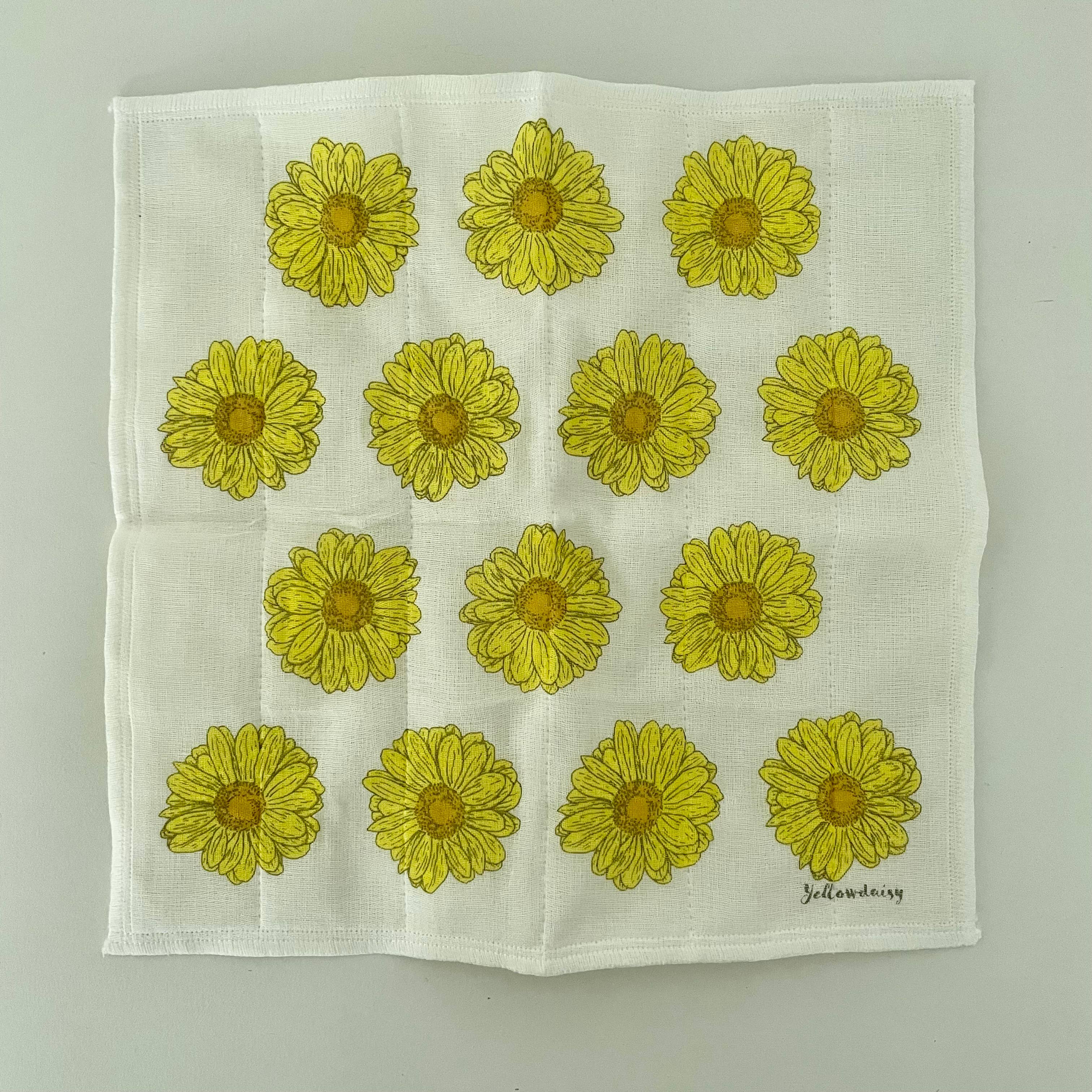 fort & field - Wholesale Dishcloth - kaya Japanese rayon/cotton dishcloth 11.75" sq. - daisy1