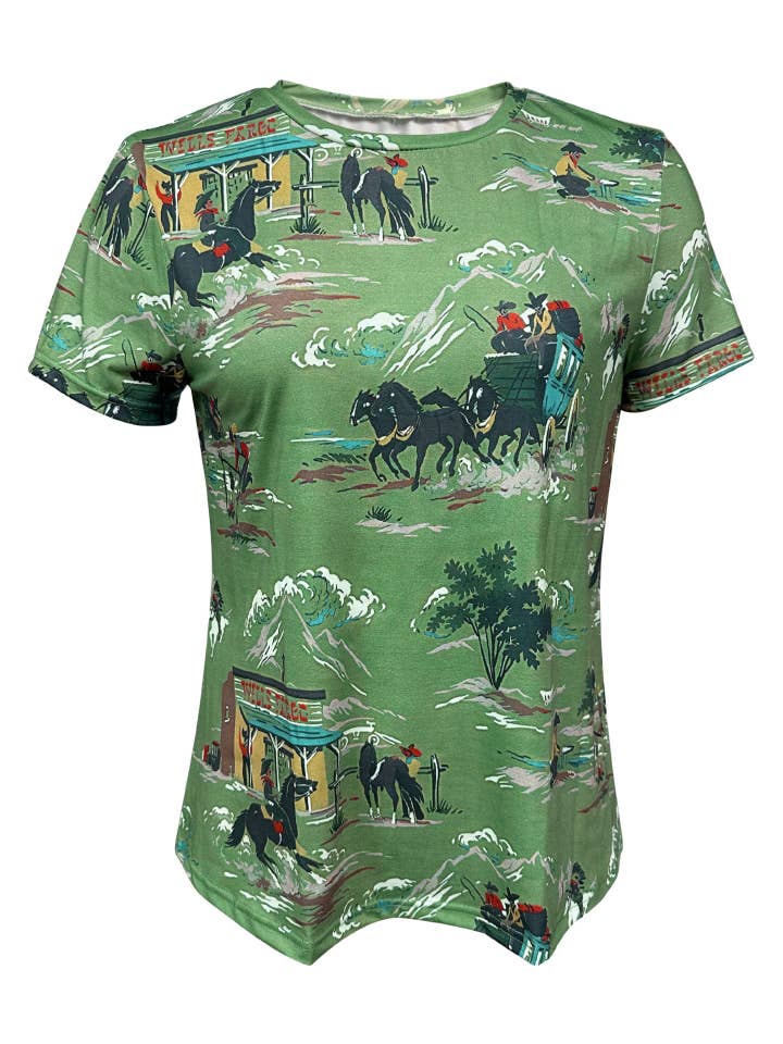 Rosa Clothing - Wholesale T-Shirt - Women's - Cowboy Rodeo Western Graphic T-Shirt7