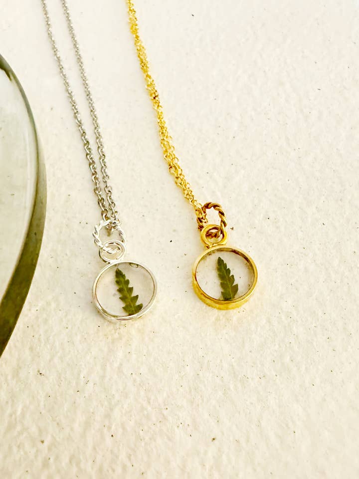Fern Dainty Necklace for wholesale by GG Jewels Blooms