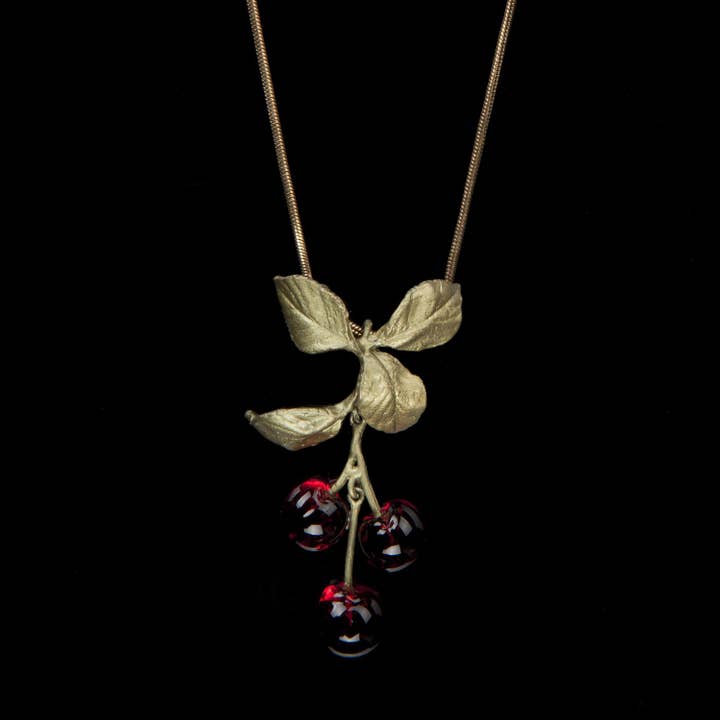 Morello Cherry Pendant - 16" Adj. for wholesale by Michael Michaud