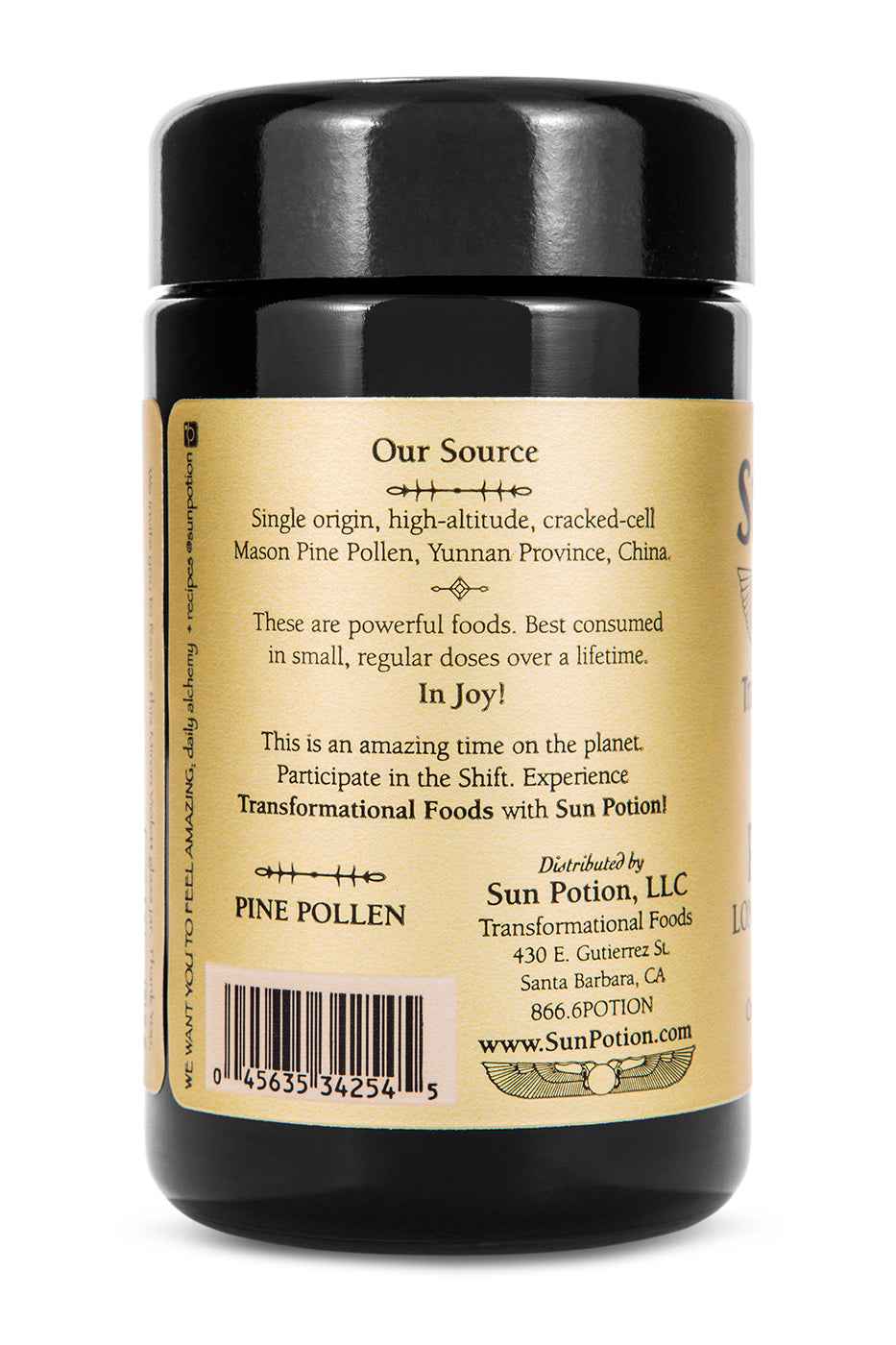 Sun Potion - Wholesale Protein/Superfood Powder - Mason Pine Pollen (Wildcrafted)3