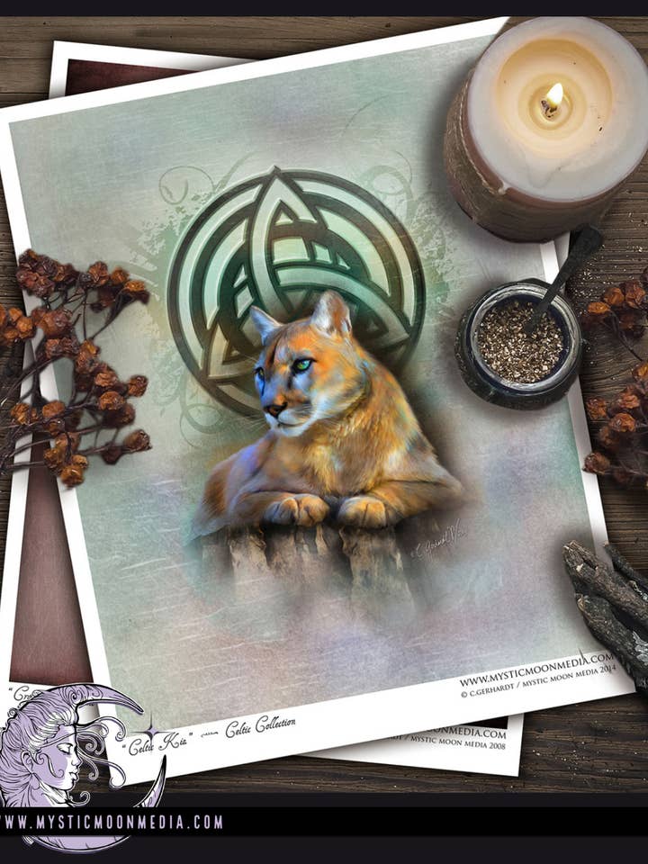 "Celtic Kia" Mythical Fantasy Art Print for wholesale by Mystic Moon Media LLC