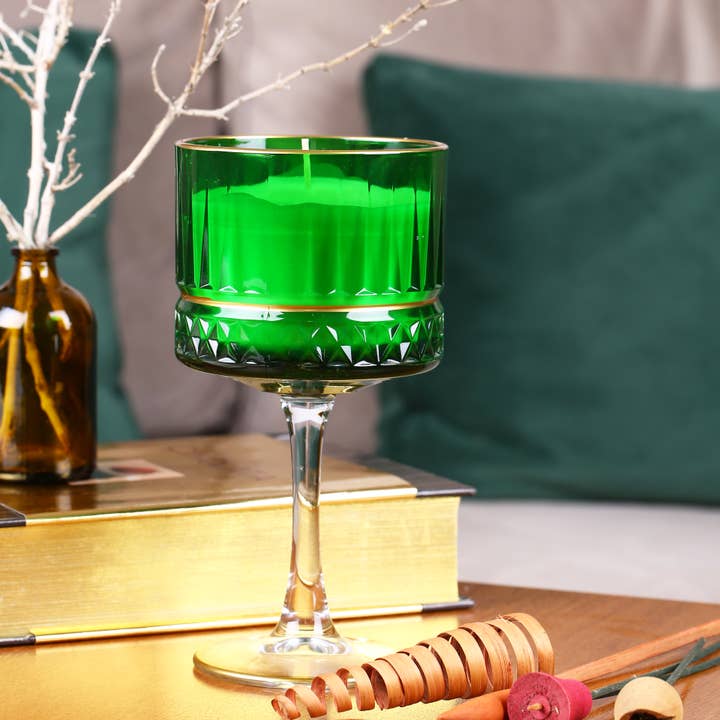 Velas Decoradas de Navidad, Vela de Cera de Soja, Navidad Retro para venta al por mayor de Mory Design Store