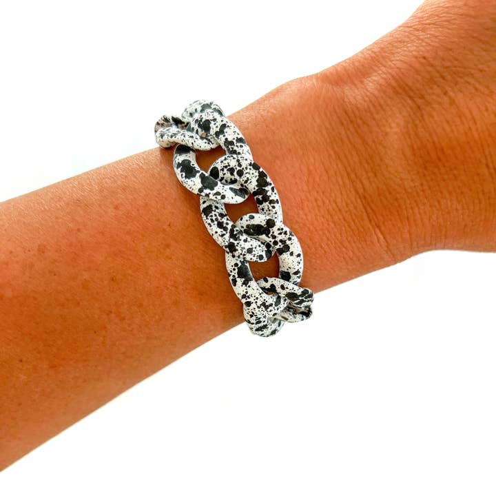 Savvy Bling - Wholesale Link & Chain Bracelet - All Chunky Acrylic Chain Link Bracelet