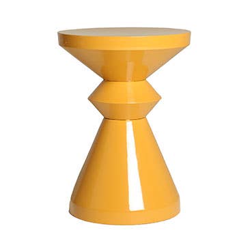 Oranje ijzeren bijzettafel van 36x36x49cm voor wholesale door Kodu