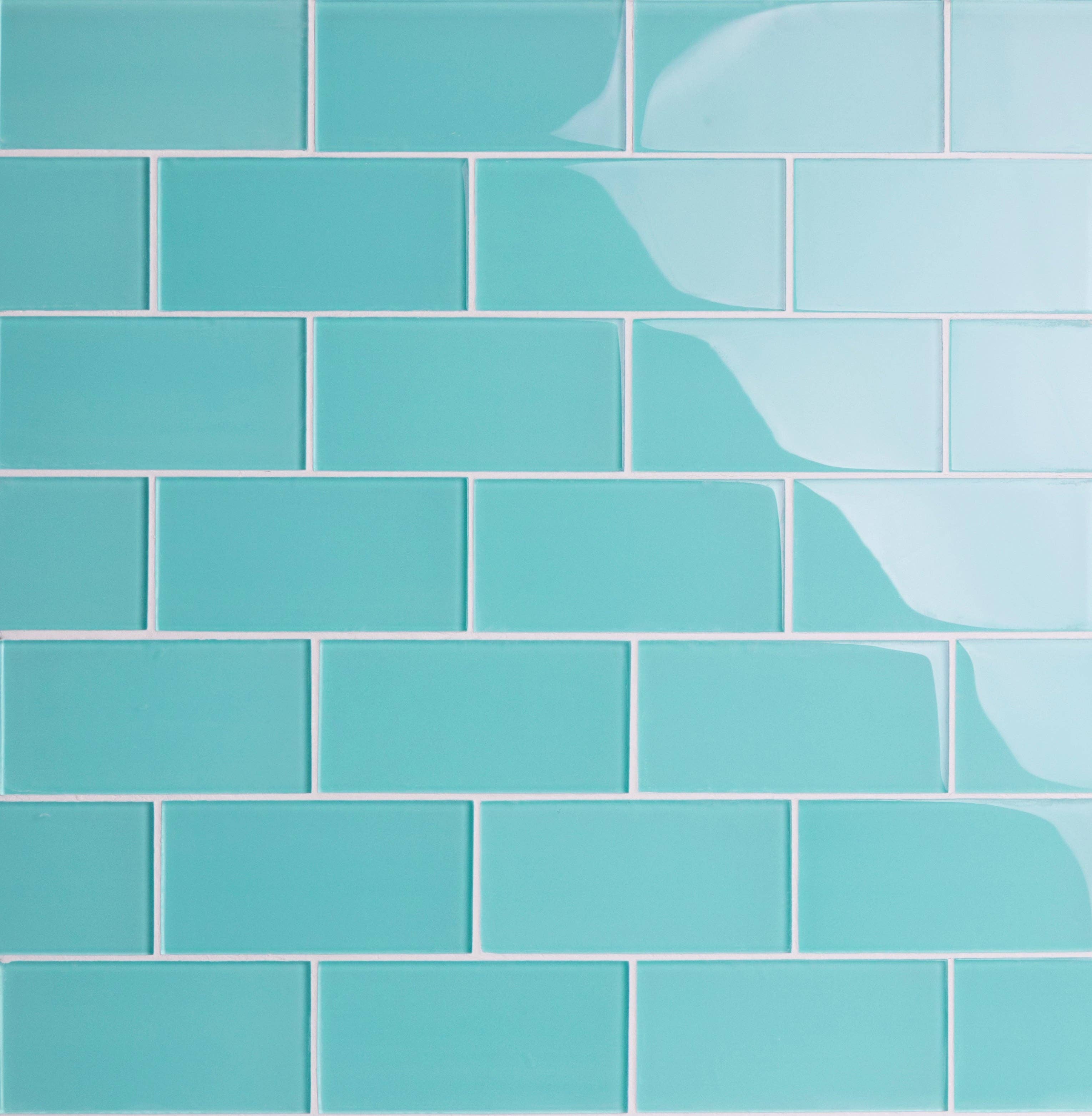 WS Tiles - Vente Carrelages muraux - Carreau de mosaïque en verre de 3" x 6", dosseret pour cuisine et salle de bain - 5 pieds carrés par carton14