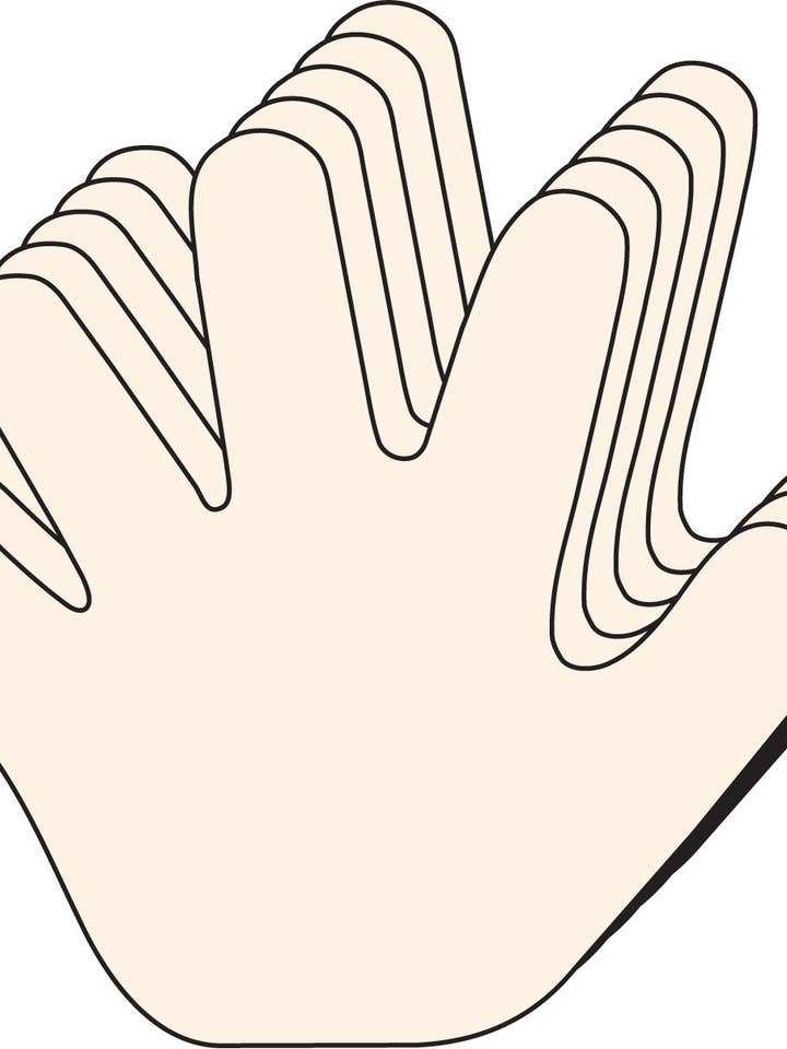 Recortes criativos de cor única à mão, 5,5" por atacado de Creative Shapes Etc.