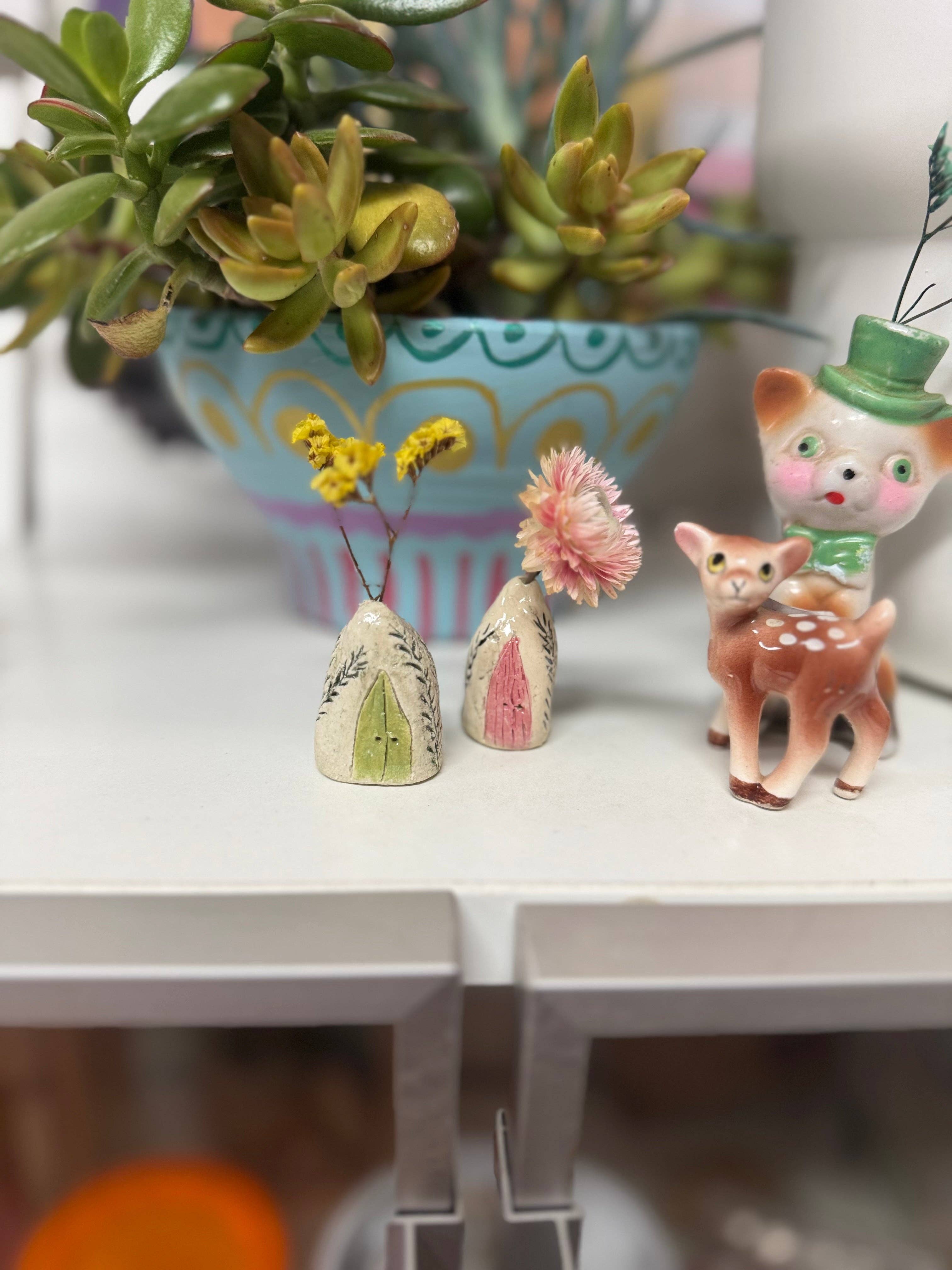 Rondelle Designs - Wholesale Decorative tabletop object - Mini Ceramic Fairy Houses – Handmade on the Mornington Peninsula4
