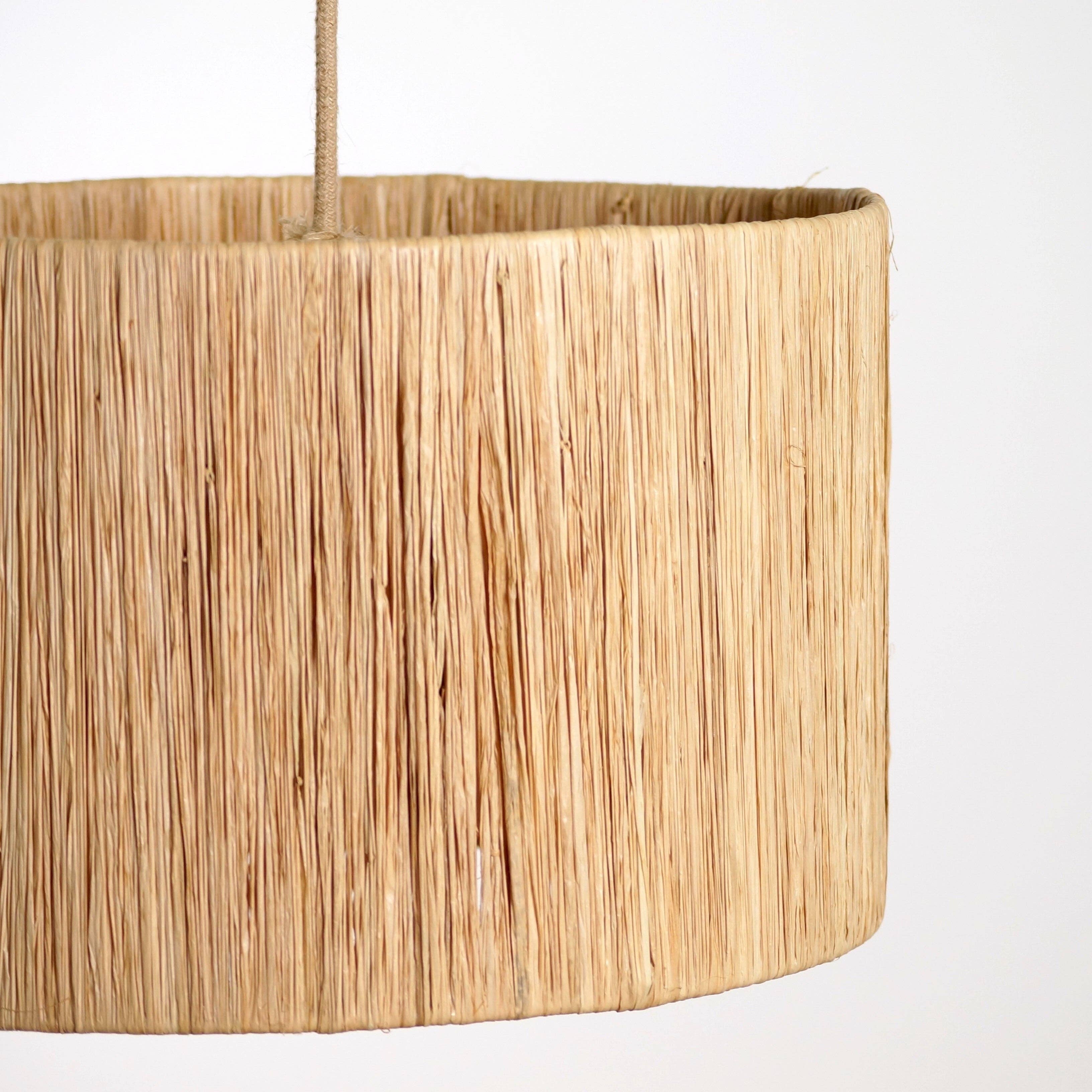 Bohome Living - Wholesale Chandelier/Hanging Light - Natural raffia pendant light3