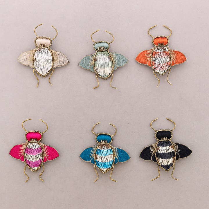 Sonata - Wholesale Snap Jewelry - Sequin Insect Brooch1