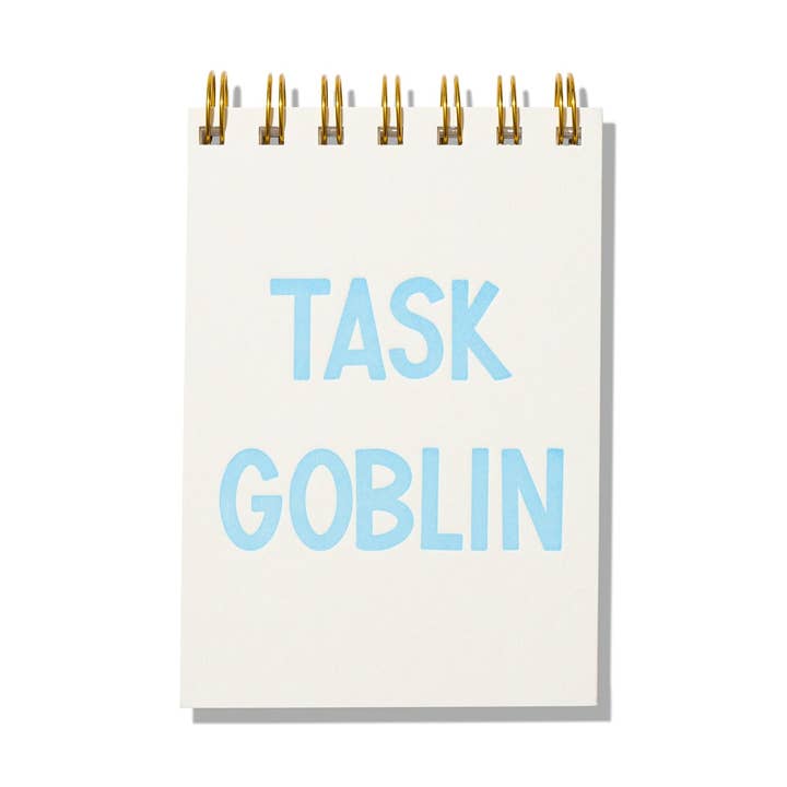 La Folie Press - Wholesale Notebook - Task Goblin Mini Letterpress Jotter Notebook0