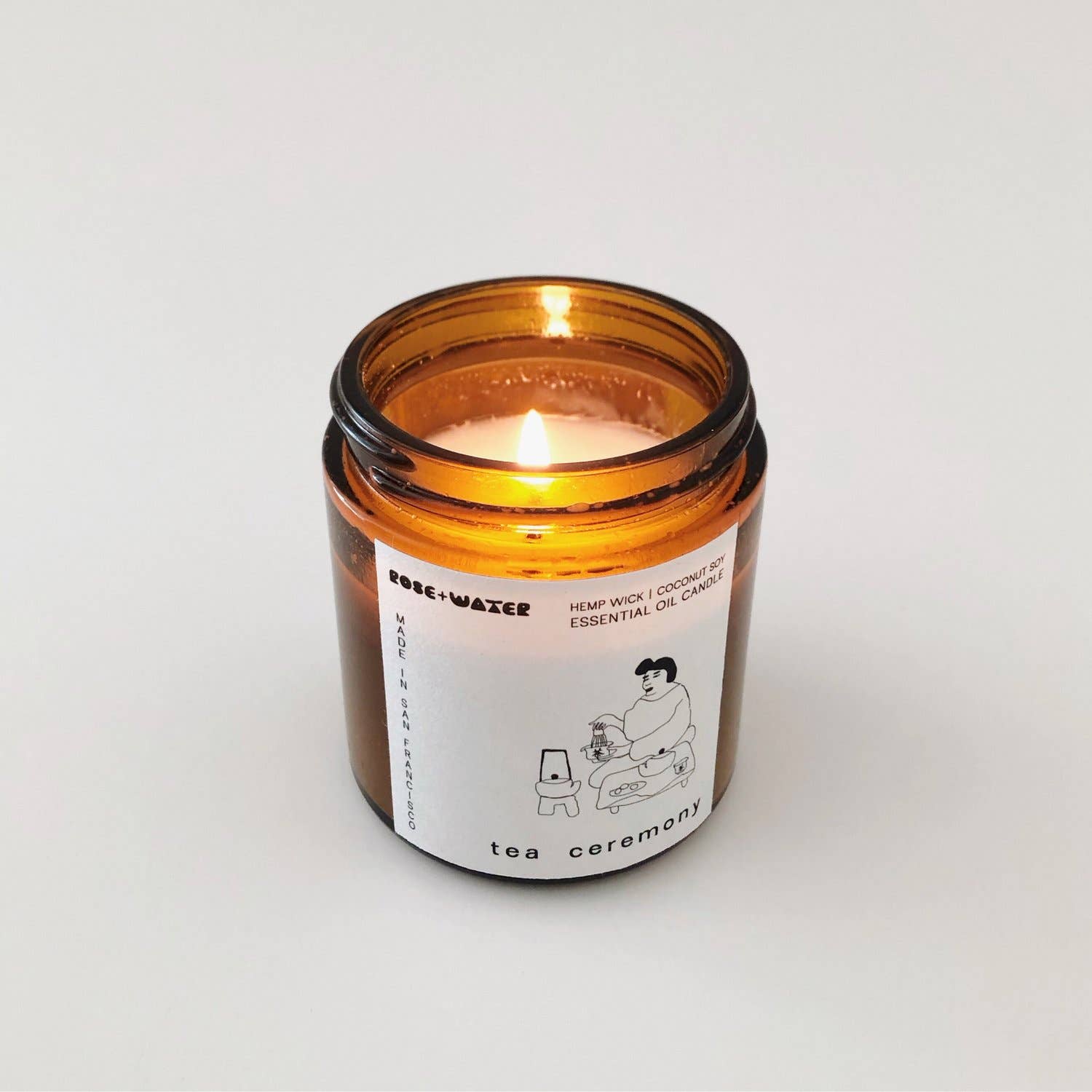 Rose + Water - Wholesale Jar/Filled Candle - Essential Oil Candles2