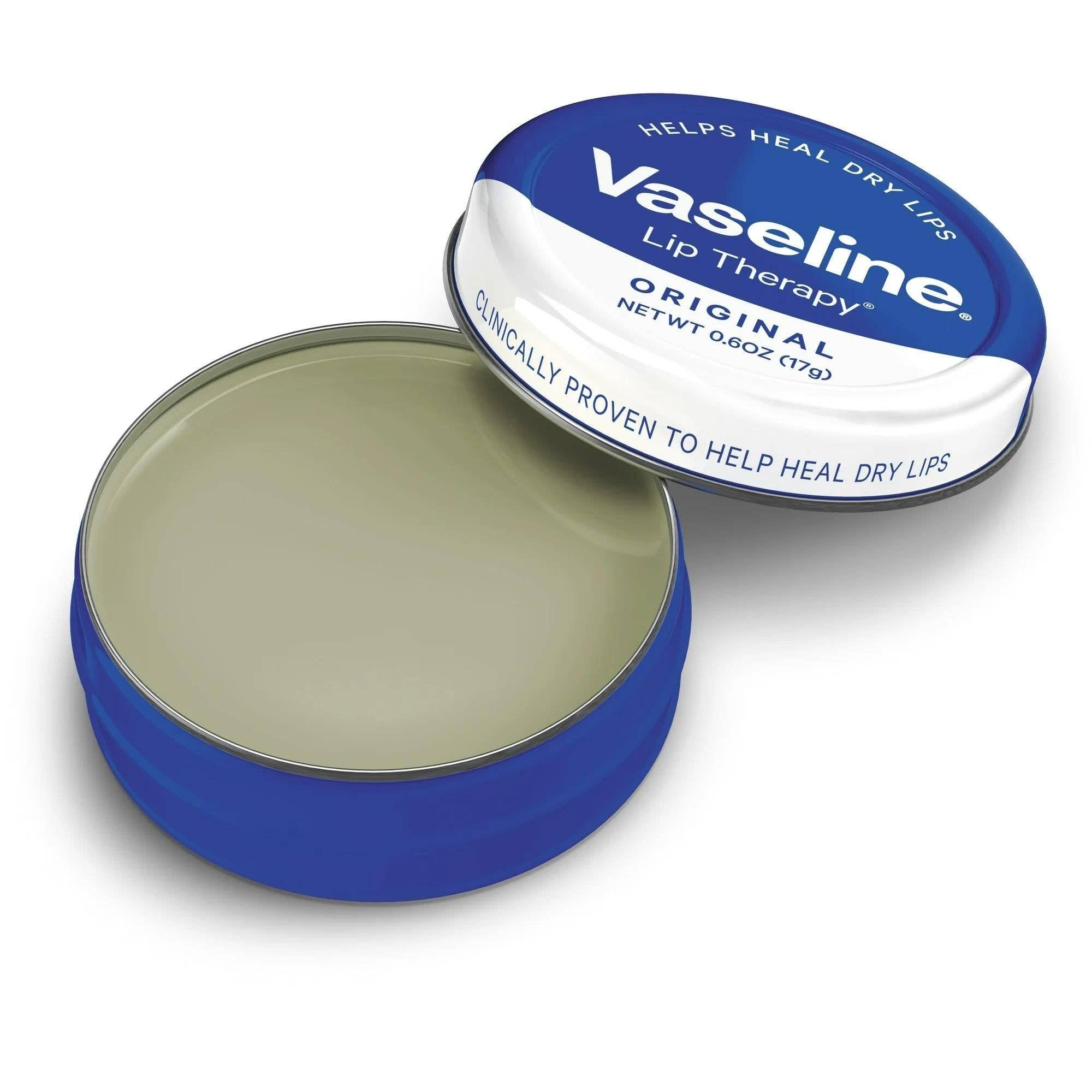 First Choice Buying – wholesale Lip Balm – Vaseline Lip Therapy Original Lip Balm Tin, 0.6 Oz1