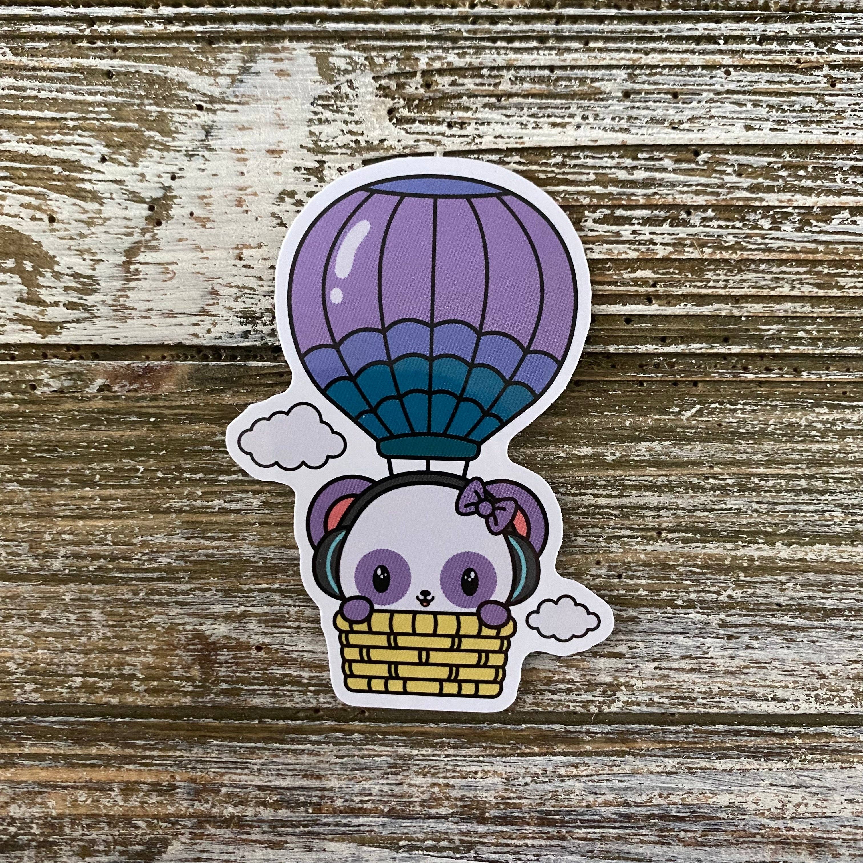 Hamimo Small Things - Wholesale Sticker - Hamimo Hotair Balloon Friends Madi Panda Vinyl Sticker