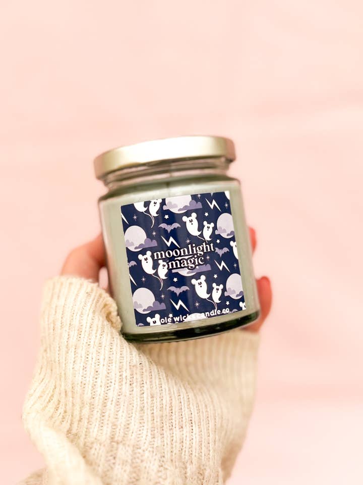 Vela mágica a la luz de la luna para Halloween para venta al por mayor de Dole Wicks Candle Company