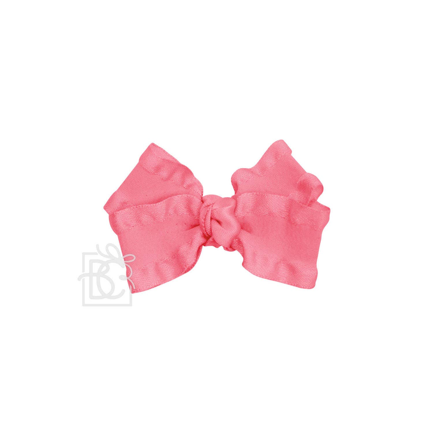 Beyond Creations, LLC - Wholesale Hair Bow - Kids - DOUBLE RUFFLE BOW ON CLIP70
