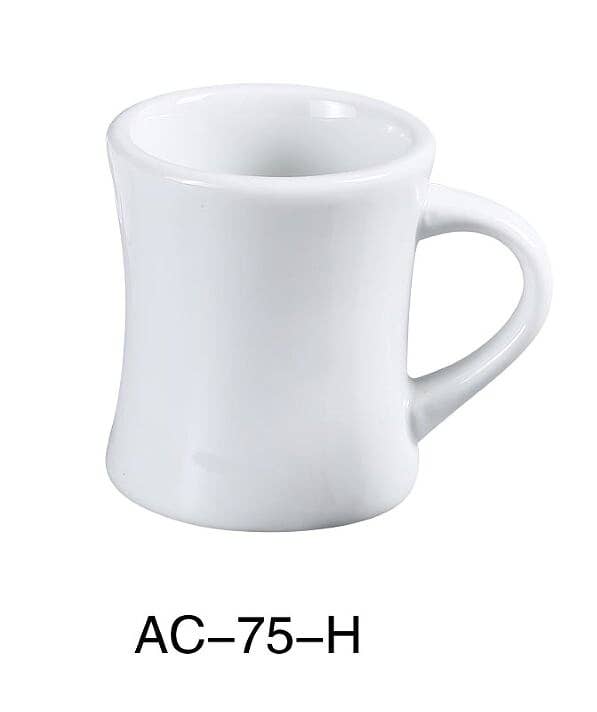 Yanco - Wholesale Coffee Mug - 3 1/4" HARTFORD MUG WHITE 8 OZ0