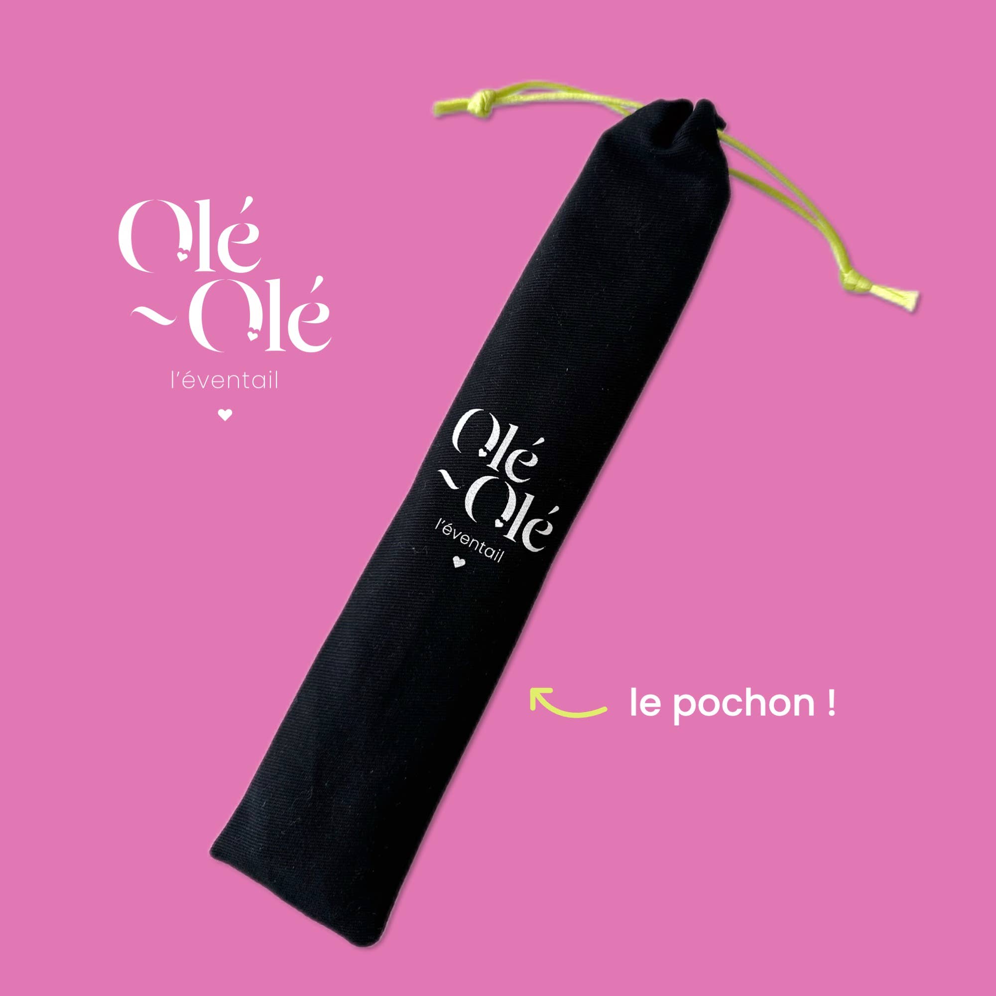 Olé-Olé - Wholesale Handheld Folding Fan - Vanilla Strawberry Fan2