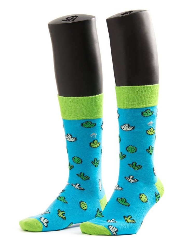 Calcetines con diseño de cactus para venta al por mayor de CalzeMie