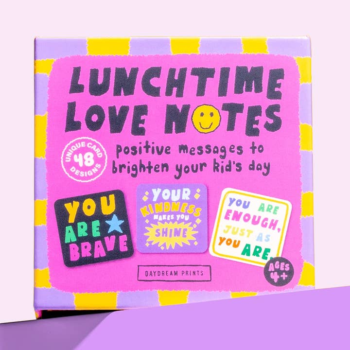 Kinderen Lunchbox Affirmatiekaarten | Lunchtijd Liefdesbriefjes voor wholesale door Daydream Prints
